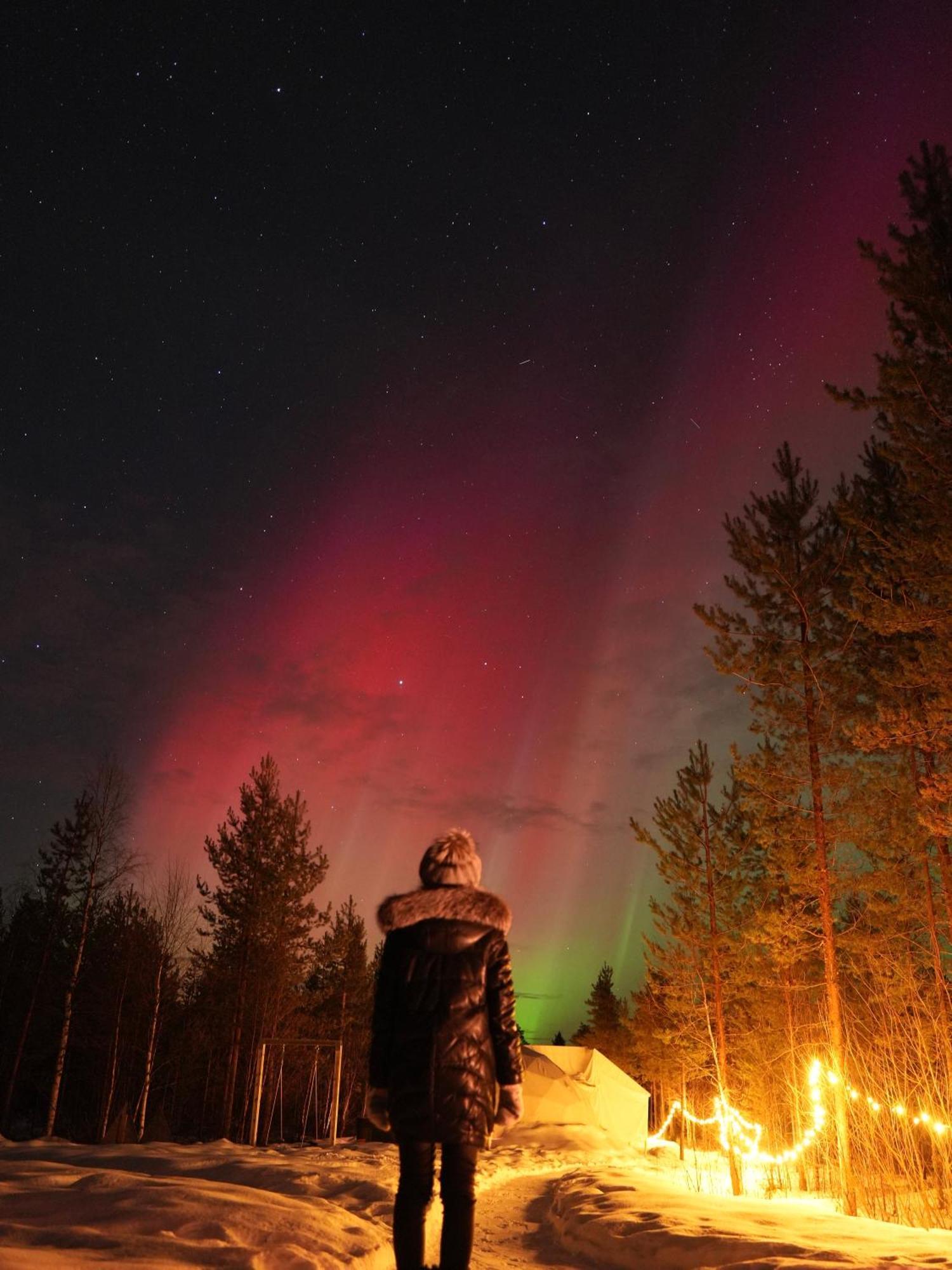 Aurora Igloo Fireplace-Heated Tents In A Secret Forest With Private Jacuzzi And Shared Sauna Bathroom And Dog Friendly Rovaniemi Exterior foto